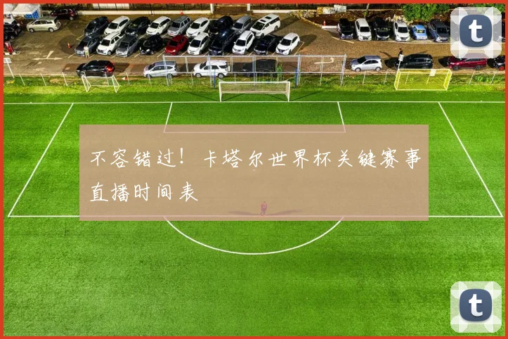 不容错过！卡塔尔世界杯关键赛事直播时间表